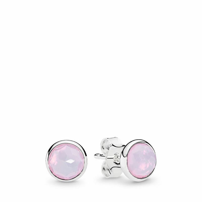 Pandora October Droplets Stud Earrings NZ, Sterling Silver (260874-VXZ)